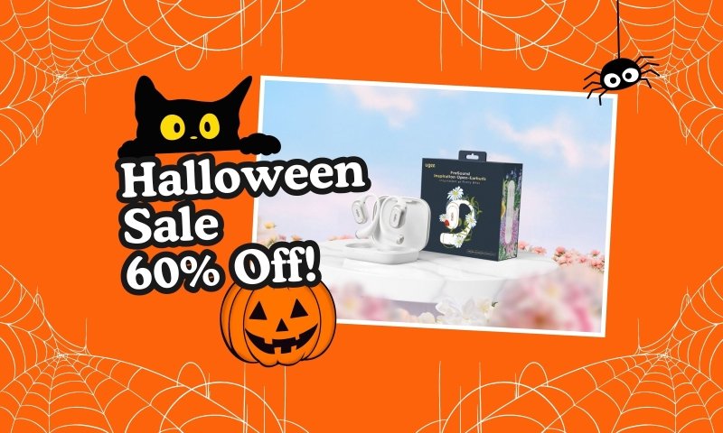 FreSound Halloween Sale: Exclusive Discount on Wireless Open-ear Earbuds